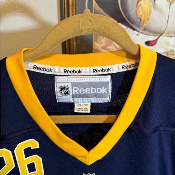Youth Buffalo sabers Thomas Vanek hockey jersey Reebok  #26 - Picture 5 of 8